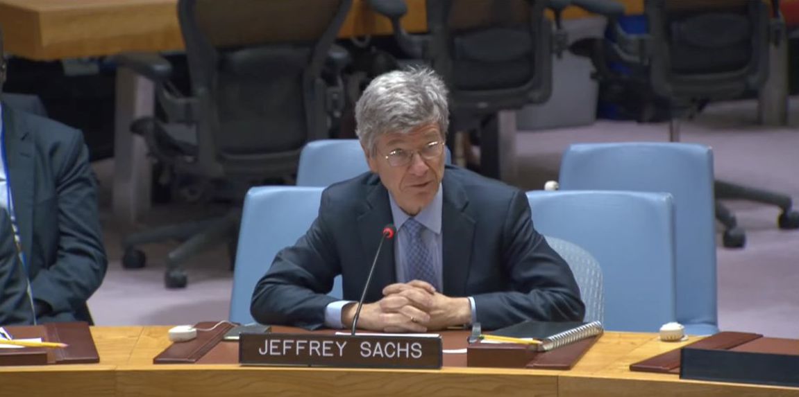 Jeffrey D. Sachs testimone al Consiglio di Sicurezza ONU